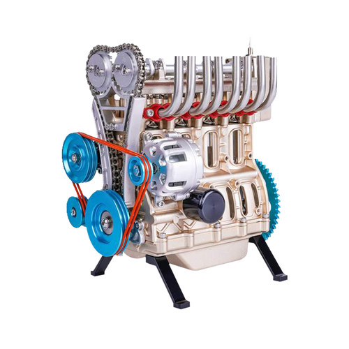 土星四缸发动机金属机械艺术组装摆件 - 图3