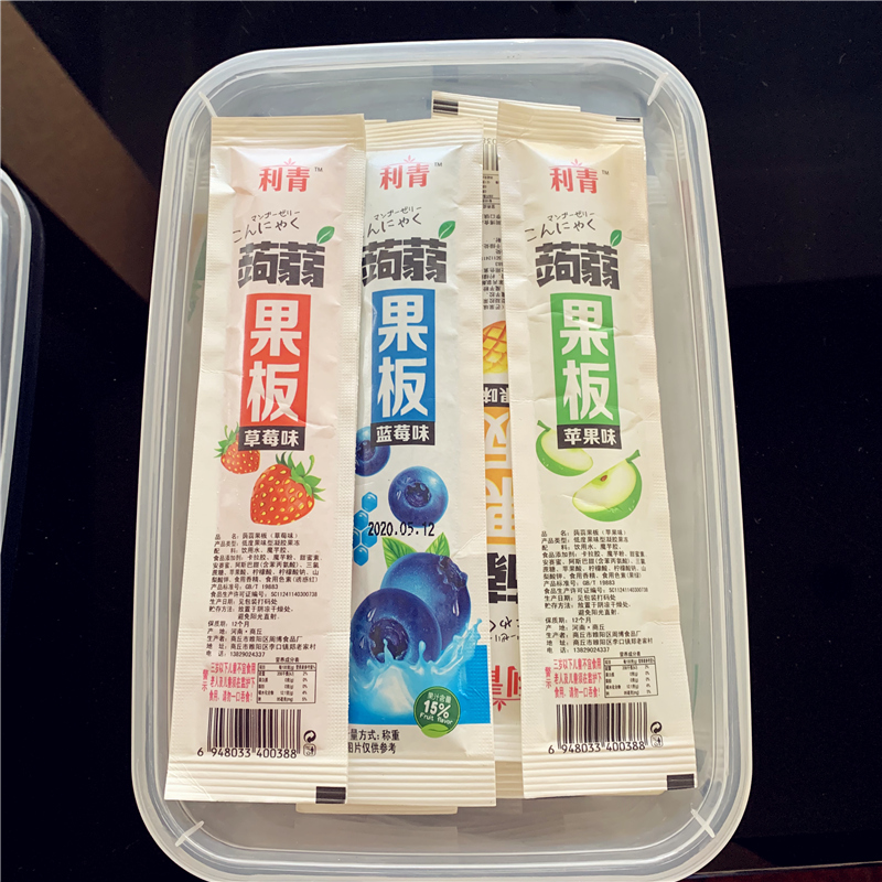 水果口味果板蒟蒻果冻非布丁夏季休闲甜品网红零食学生小孩小吃好-图3