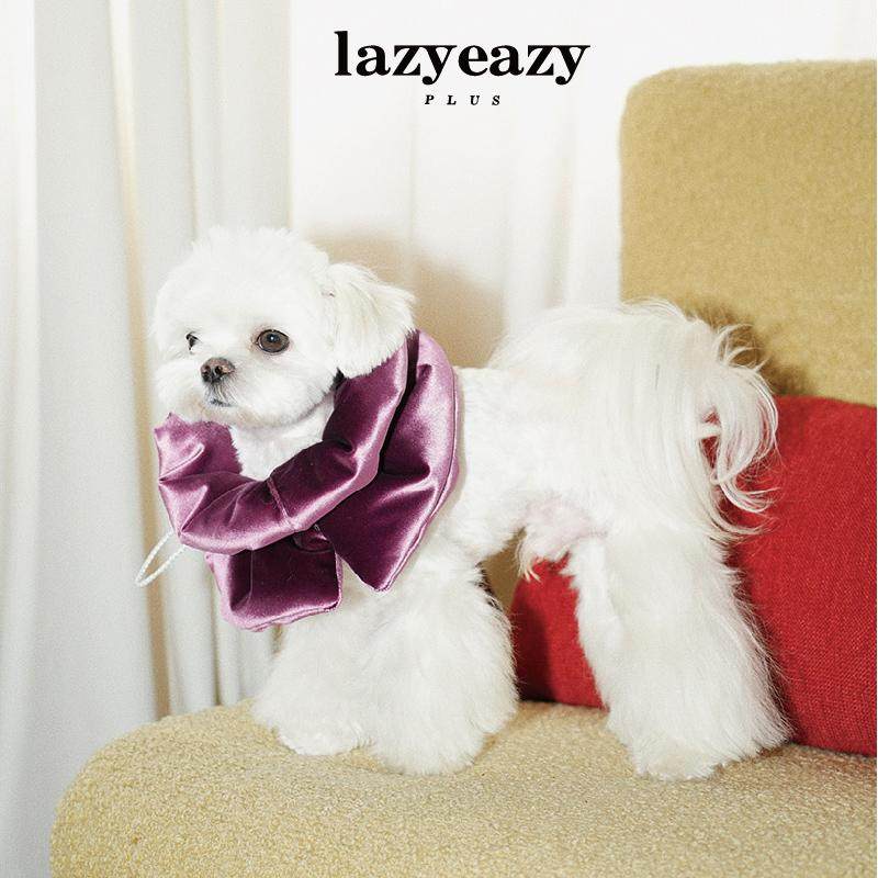 LazyEazy伊丽莎白圈柔软丝绒充棉围脖猫咪狗狗绝育防护项圈可爱,淘宝优惠券,粉丝福利购,淘宝优惠卷