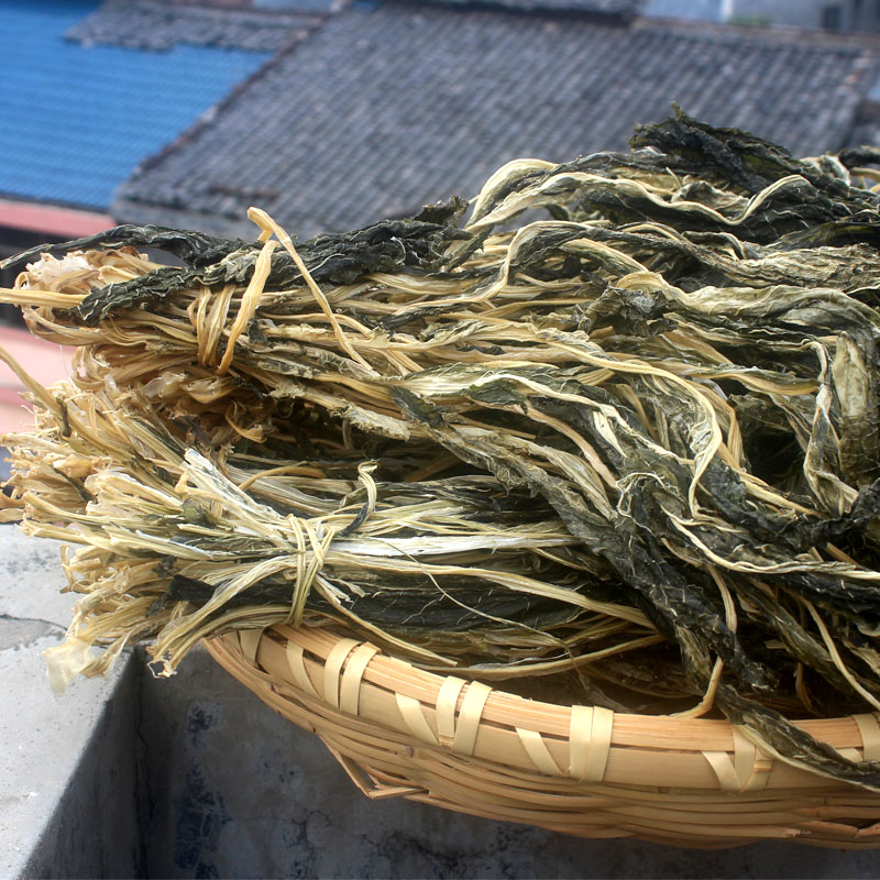 茶陵青菜干芥菜干500g腌菜梅菜干农家自制脱水蔬菜江西湖南土特产-图1