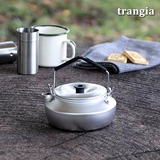 Шведский продюсирован Trangia Classic Kettle Алюминиевый ультра -светлый жареный водяной горшок с чайным горшком 0,6 л 0,9 л 1,4 л.