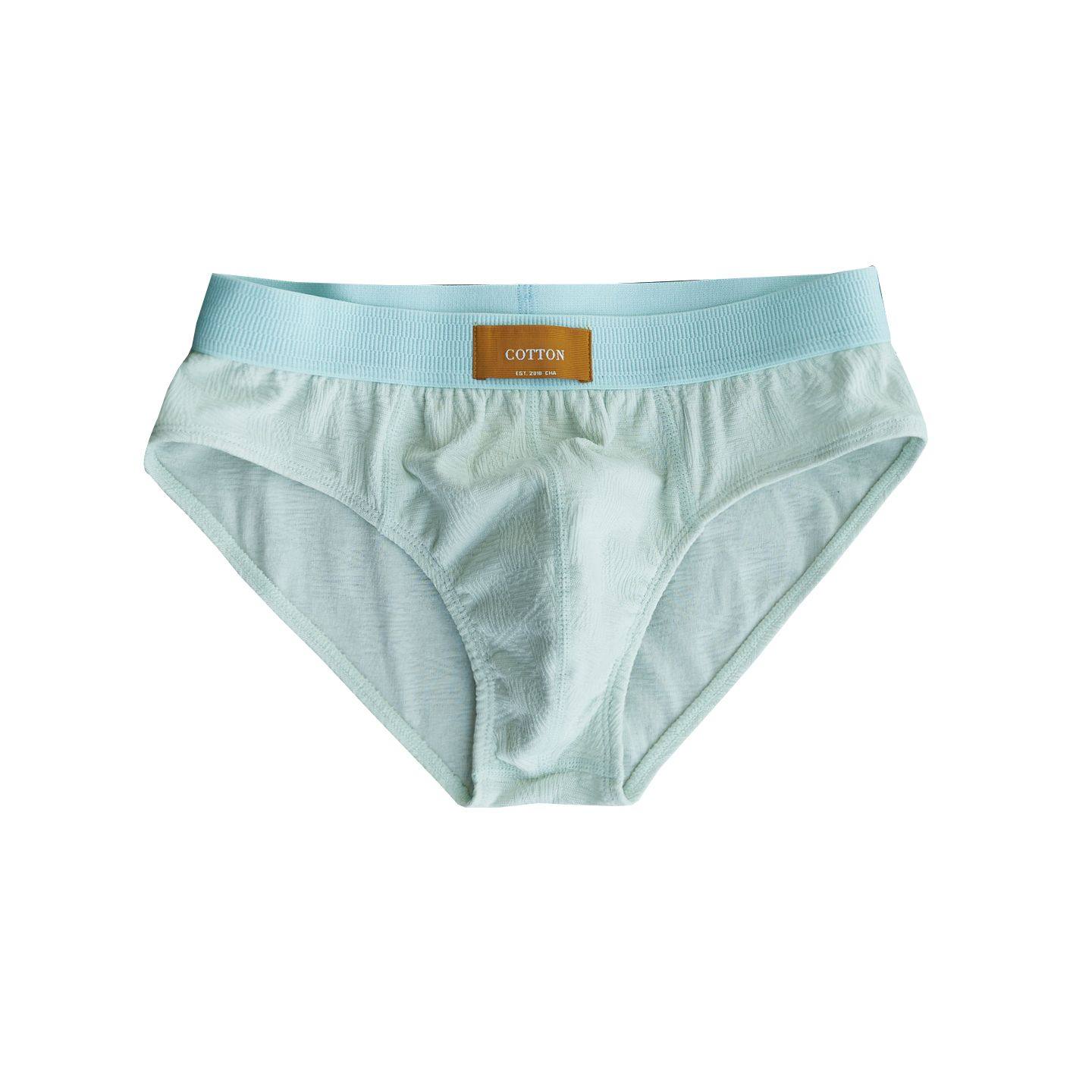 男士内裤男款中腰性感三角裤螺纹棉质薄款速干透气U凸大囊袋内裤,淘宝优惠券,粉丝福利购,淘宝优惠卷