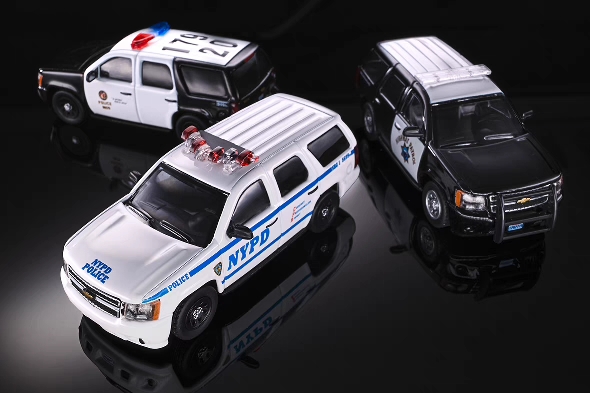 596 Model 1/64 雪佛兰塔河 Tahoe 纽约，洛杉矶警察局 加州高速 - 图3