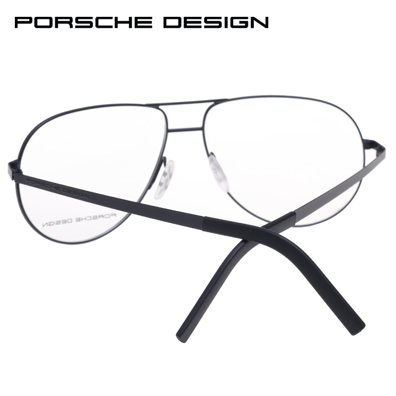 保时捷眼镜架全框PorscheDesign复古圆形蛤蟆镜 眼镜框近视P8280 - 图3