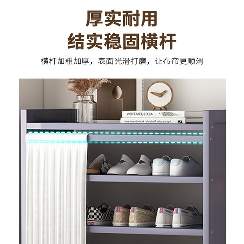 鞋架子家用门口多层简易2026新款室内好看入户门小型收纳神器鞋柜 - 图2