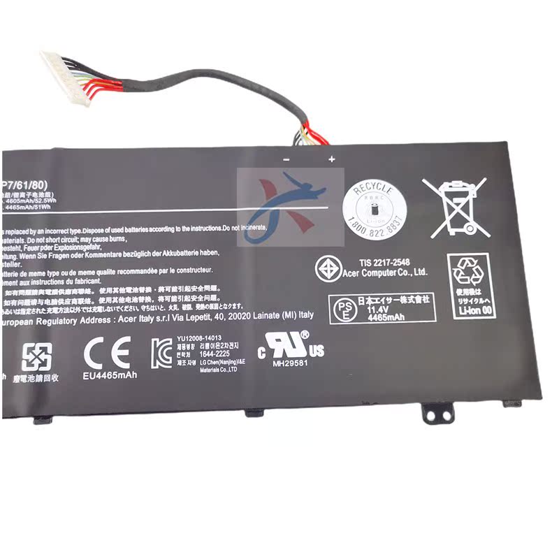 适用acer宏碁VN7-591/2 VN7-791 N15W7 N16C7笔记 AC14A8L电池 - 图1