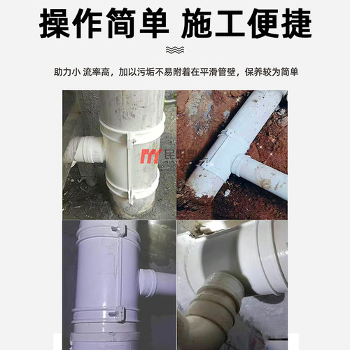 pvc排水管抱箍式补漏三通 抢修器 管卡式开口三通50 75 110哈夫节 - 图2