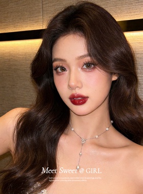 法式珍珠串珠项链女款2026新款