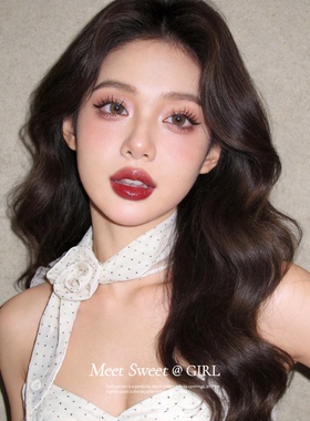 复古优雅气质波点印花丝巾项链女