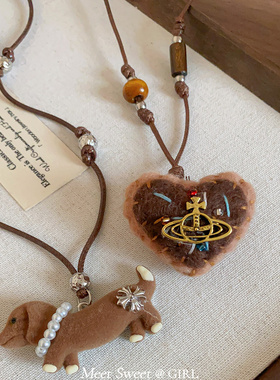 卡通甜美可爱秋冬款项链