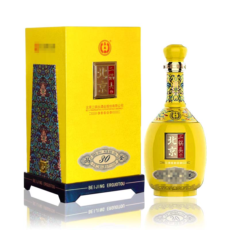 永丰牌北京二锅头酒46度品鉴30清香型白酒500ml*6瓶整箱装