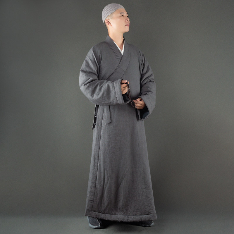 僧服冬季棉衣长褂棉袍加棉保暖僧衣和尚服大褂棉袄出家人长衫僧袍,淘宝优惠券,粉丝福利购,淘宝优惠卷