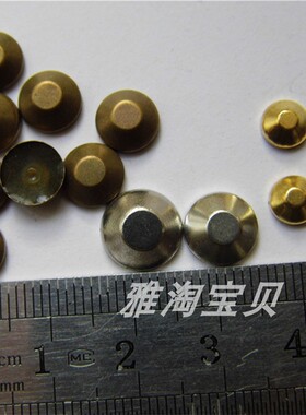 金色68mm辅料美甲金属珠片