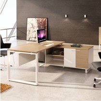 Ningbo Manufacturer Office Furniture Brief Modern Manager Table Composition Competent Desk Big Bandae Furniture Custom