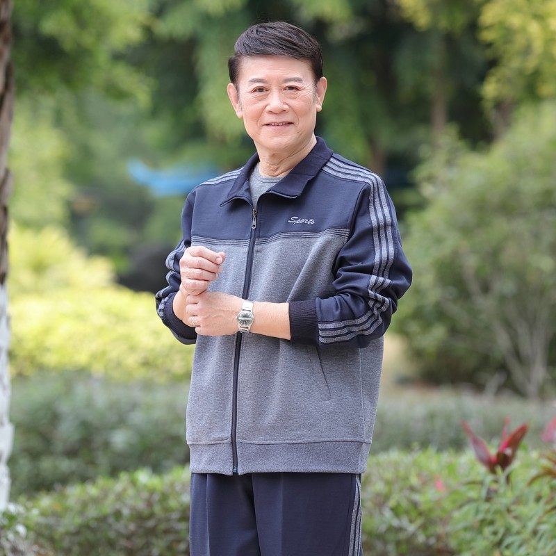 中老年男士运动服套装春秋季卫衣 frovton弗罗威顿休闲运动套装