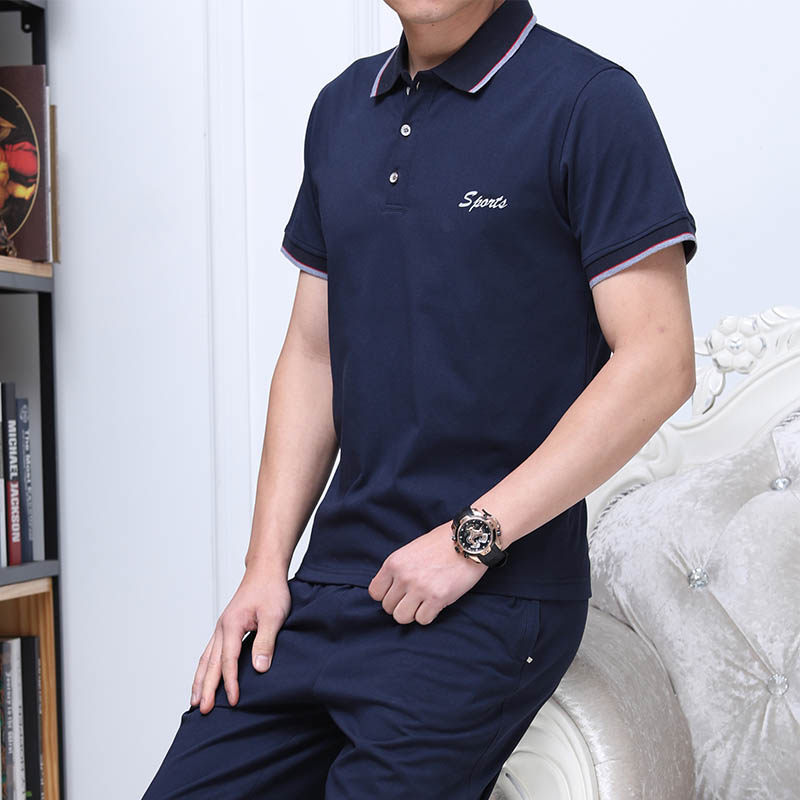 夏季中老年男爸爸夏装短袖老爸t恤 frovton弗罗威顿T恤