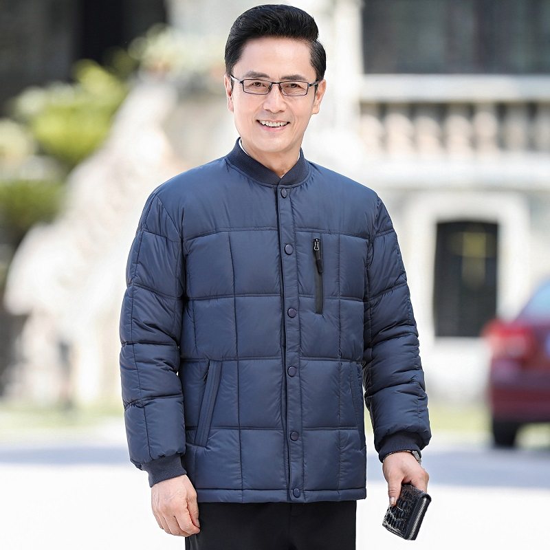 中老年人男冬装羽绒男士宽松内穿 frovton弗罗威顿棉衣