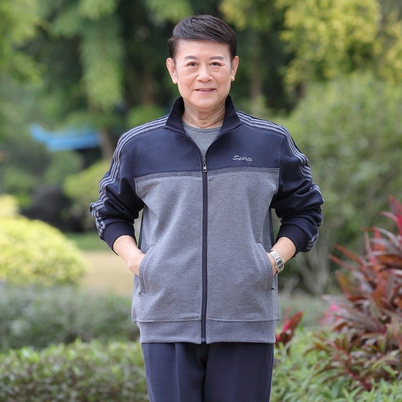 中老年男士运动服套装春秋季卫衣 frovton弗罗威顿休闲运动套装