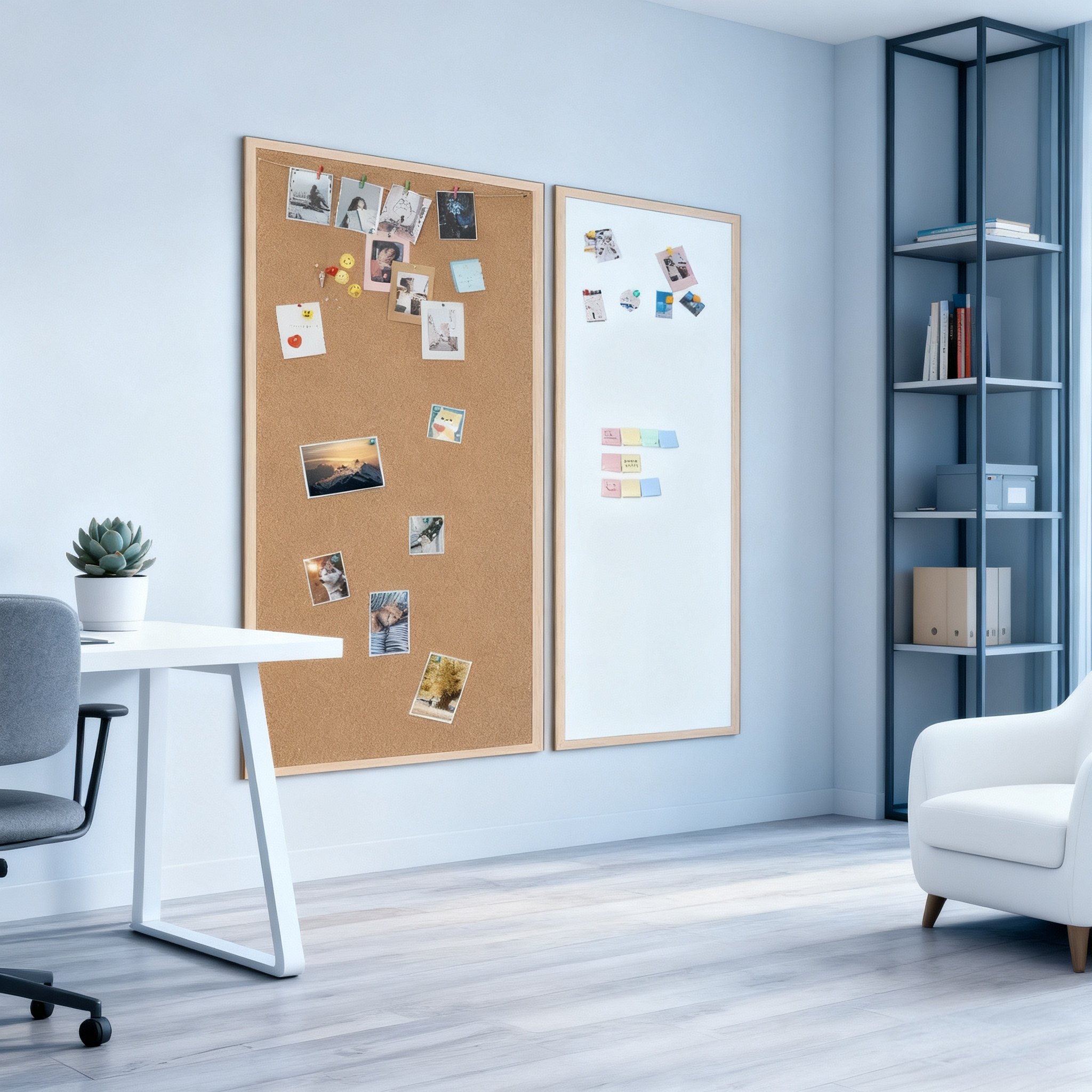 美斯特磁吸白板软木组合留言板计划板挂墙DIY照片墙儿童家用教学黑板墙可涂鸦墙贴成品大白板装饰木框定制,淘宝优惠券,粉丝福利购,淘宝优惠卷