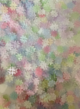 跨境冰透细闪砂糖仿真井字混饰品捏捏手作球树脂配件工diy填充物