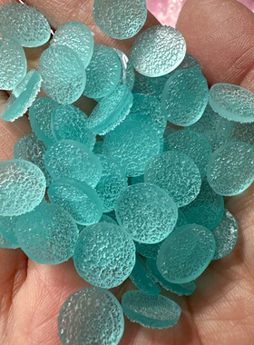 跨境砂糖冰透细闪馒头混树脂史莱姆diy饰品捏捏乐填充物手作球