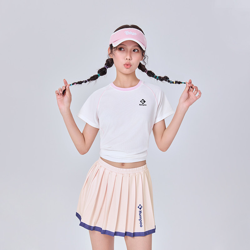 kumpoo薰风羽毛球服短裙运动休闲百搭显瘦百褶裙熏风K261W-9727,淘宝优惠券,粉丝福利购,淘宝优惠卷