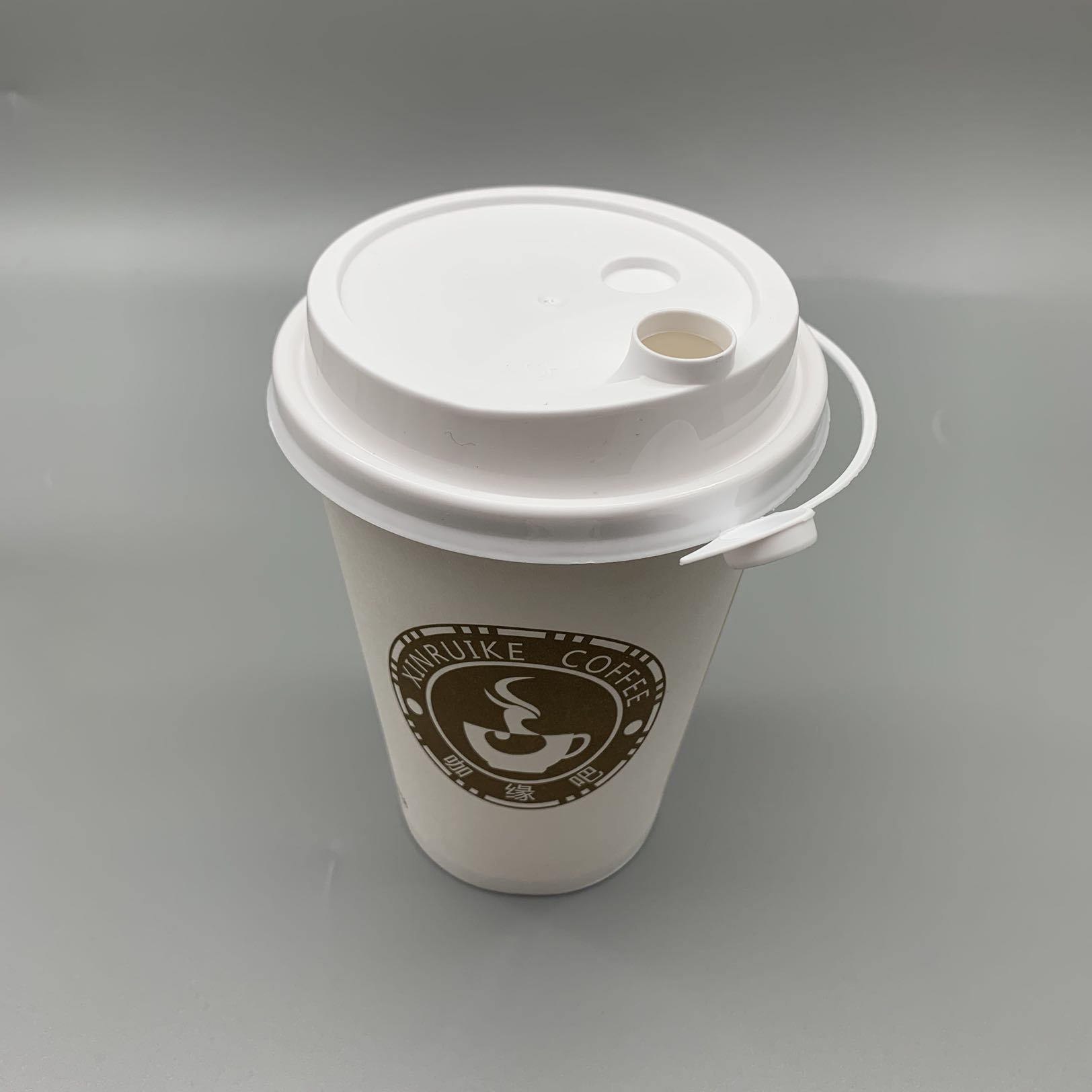奶茶杯盖90口径注塑杯防漏外卖打包饮品白色盖子珍珠奶茶咖啡热饮