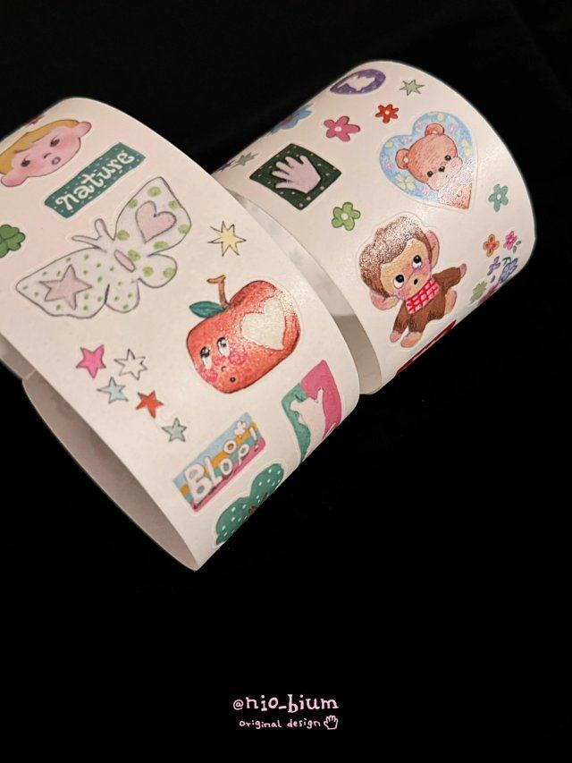 分装胶带niobium 植趣乐园童趣风可爱和纸PET贴纸胶带,淘宝优惠券,粉丝福利购,淘宝优惠卷