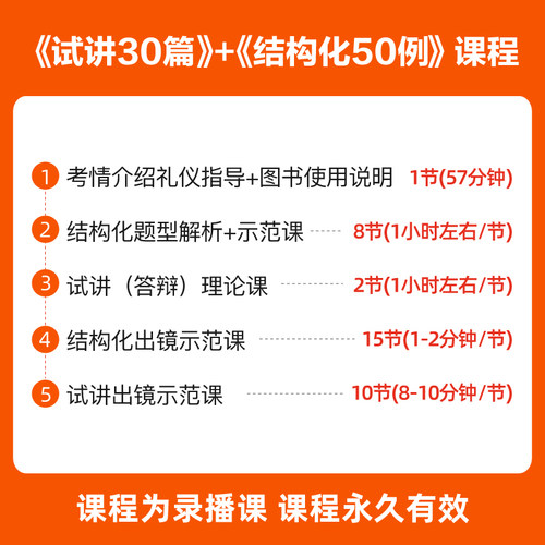 【初中语文】粉笔教资面试资料教材2026年教资面试图书礼包（面试高分实战教材+试讲逐字稿30篇+结构化金题50例） - 图1