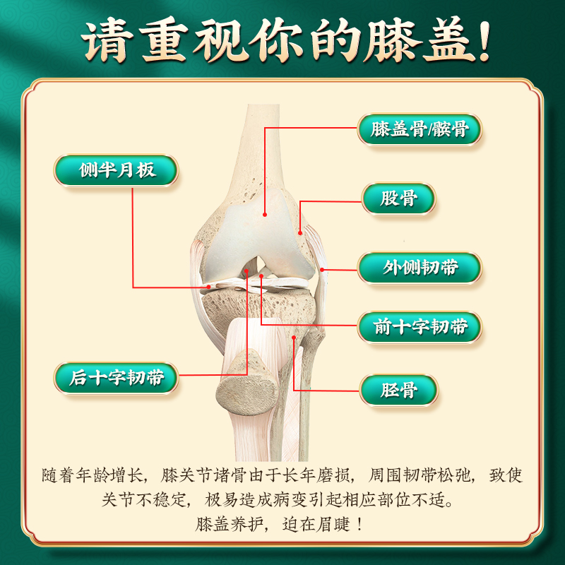 北京同仁堂艾草膝盖贴护膝艾灸贴颈椎腰椎疼痛暖膝发热敷穴位膏贴 - 图1