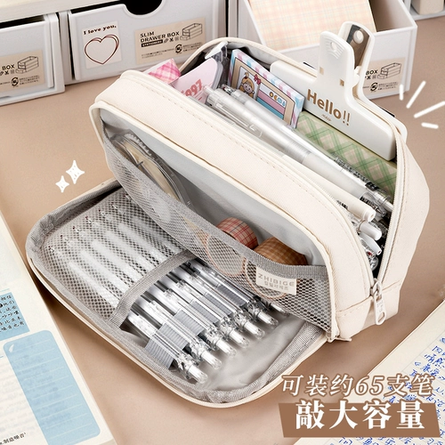 Вместительный и большой высококачественный японский пенал для школьников для мальчиков и девочек, 2025 года, новая коллекция, для средней школы, популярно в интернете