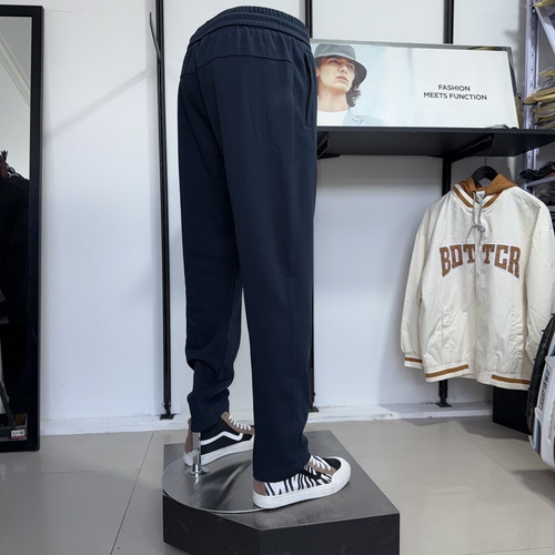 jj男士春夏秋纯棉卫裤宽松休闲百搭平口帅气小直筒运动裤长裤 - 图2