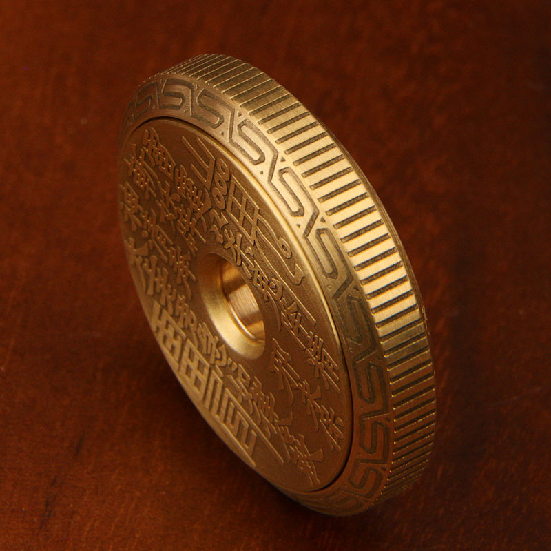 再唐P2棘轮币 山鬼花钱 平安扣挂坠解压玩具 段落EDC把件指尖陀螺,淘宝优惠券,粉丝福利购,淘宝优惠卷