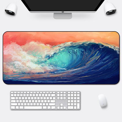 超大鼠标垫定制游戏电竞卡通桌垫