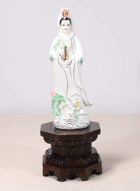 红木佛像底座财神观音菩萨神像供奉供佛财神关公莲花实木加高托架