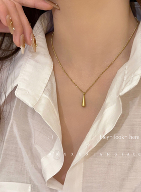 「坠落的光」轻奢水滴项链~