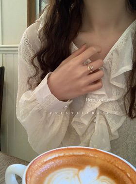 「仲夏郁金香」猫眼戒指~