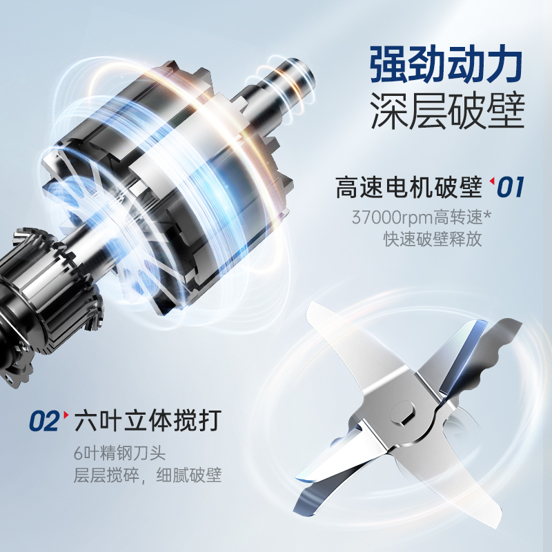 Mofei multi-functional cooking machine soft sound wall breaker machine for household use