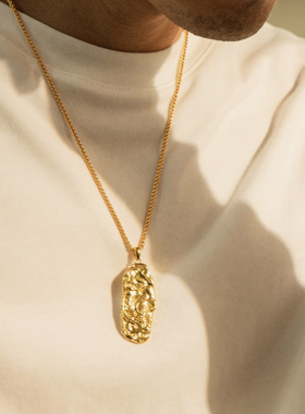 三星堆男女情侣款项链礼物钱币