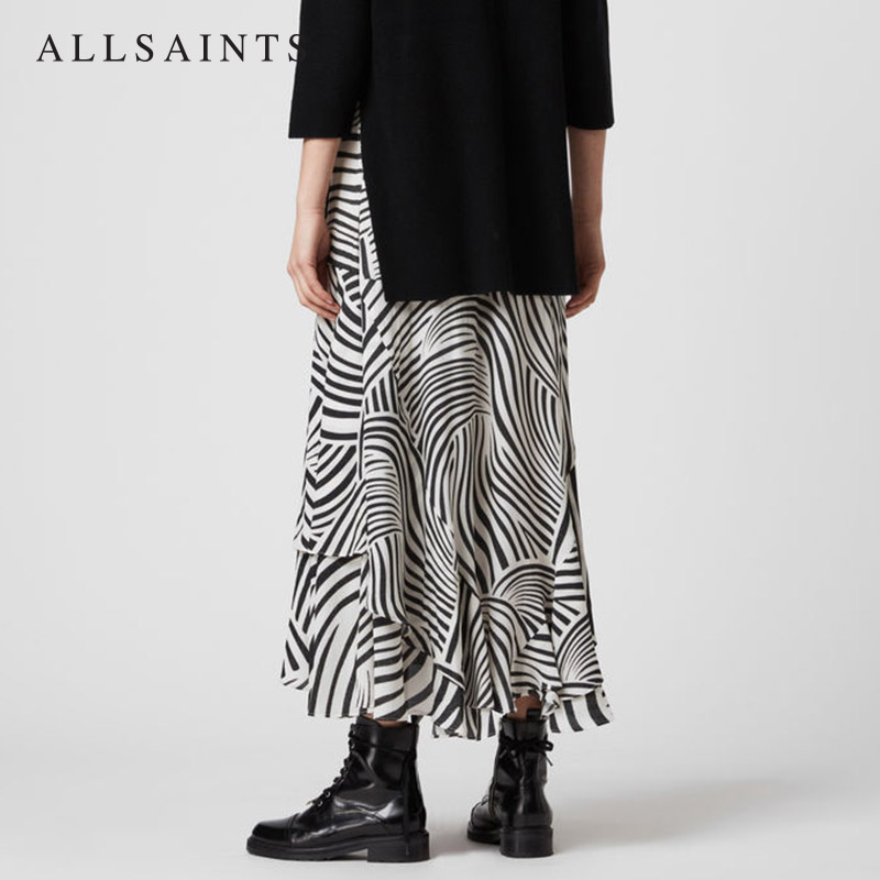 allsaints女士elie印花裙子半身裙 ALLSAINTS半身裙