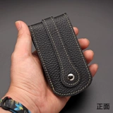 Ключница, двухэтажная маленькая универсальная кожаная сумка-органайзер, из натуральной кожи, 2 в 1, воловья кожа