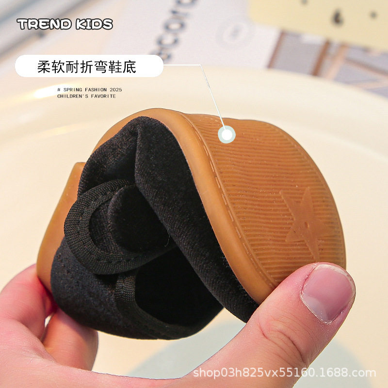 女童皮鞋2025春秋新款儿童单鞋丝绒洋气公主鞋宝宝圆头软底单鞋子,淘宝优惠券,粉丝福利购,淘宝优惠卷