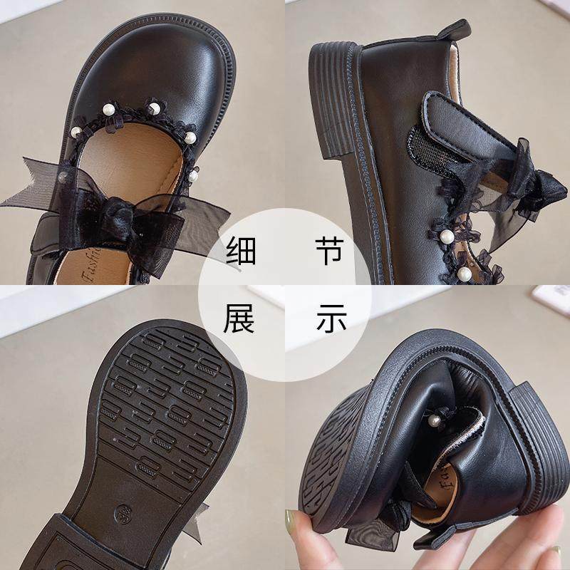 女童鞋子儿童公主鞋2026新款春秋款小女孩蝴蝶结软底春秋季皮鞋,淘宝优惠券,粉丝福利购,淘宝优惠卷