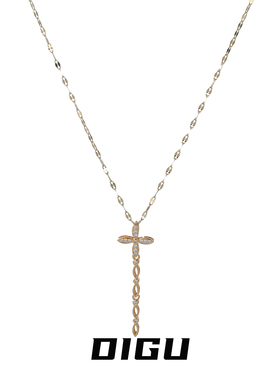 精致轻奢四叶草流苏项链气质颈链