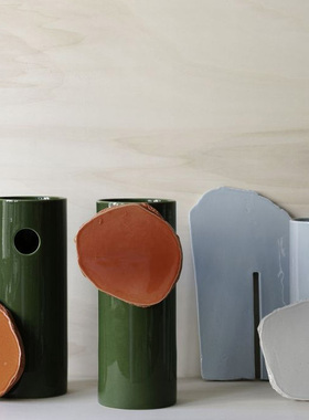 手工浸釉陶瓷Vases花瓶Vitra