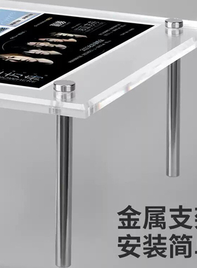 亚克力摆台透明收纳票根照片