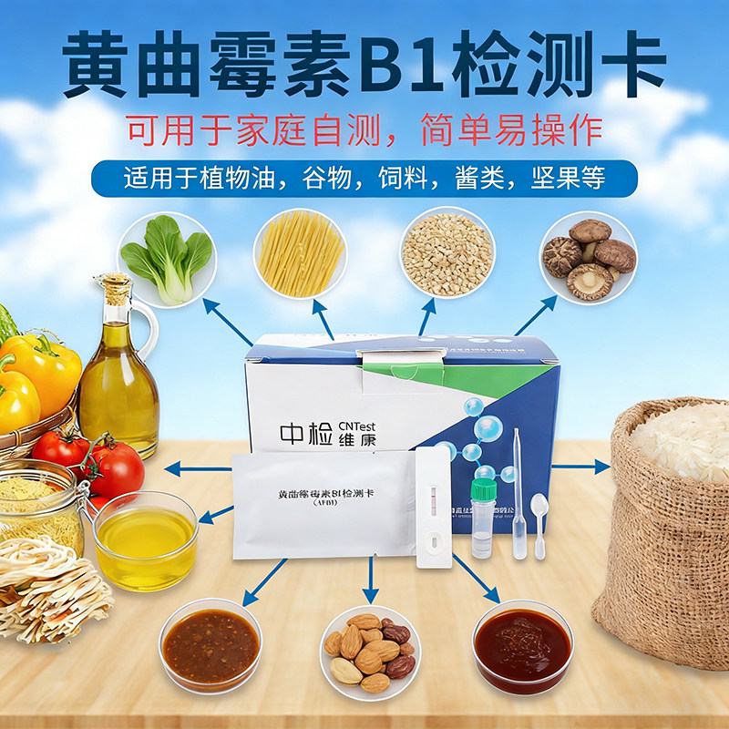 黄曲霉毒素b1检测卡黄曲霉素检测试纸饲料猫狗粮食谷物花生油检测,淘宝优惠券,粉丝福利购,淘宝优惠卷