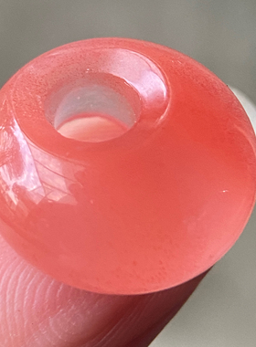 16毫米九口料天然南红玛瑙特色樱桃红平安鱼眼公主扣