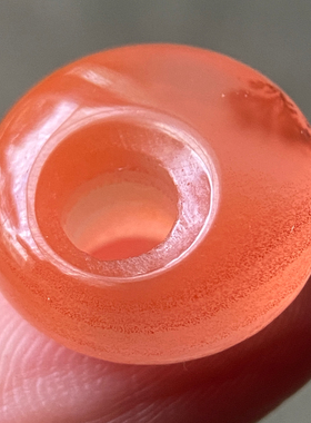 16毫米天然九口南红玛瑙高冰飘草花平安扣公主鱼眼扣diy挂件