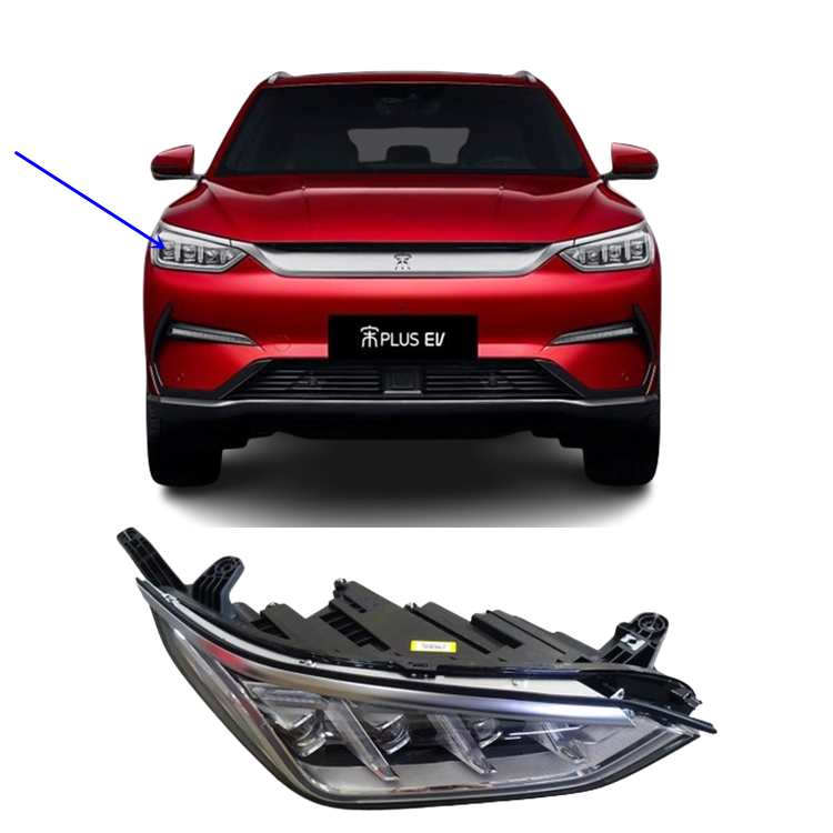 适用于比亚迪宋plus ev 前大灯总成 组合前灯 远光灯近光灯照明灯 - 图1